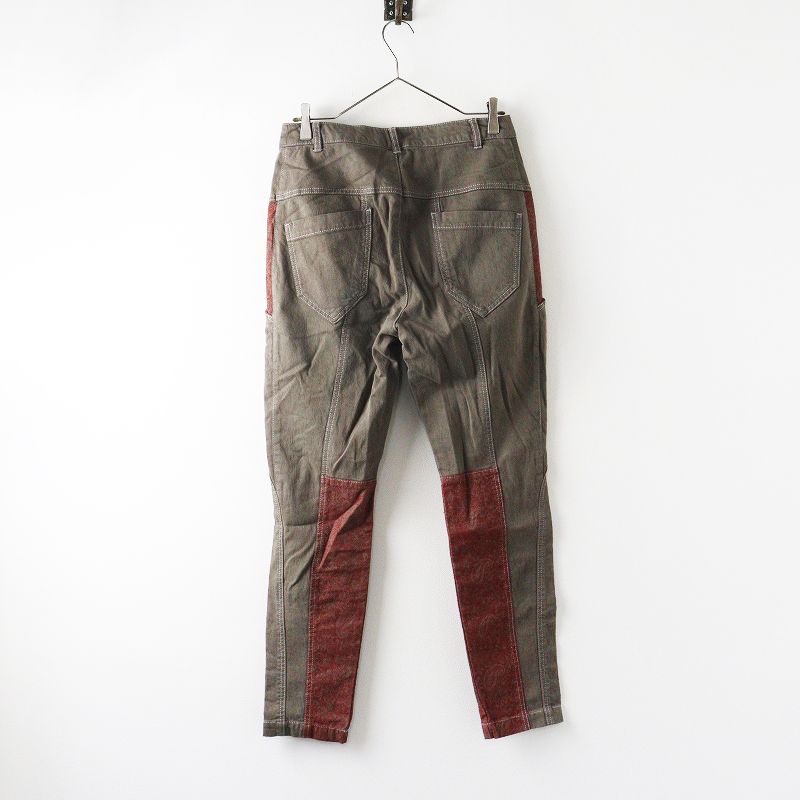 美品センソユニコCube-Cube サルエルパンツサイズ38 センソユニコ Sensounico キューブキューブ Cube-Cube ペイズリー