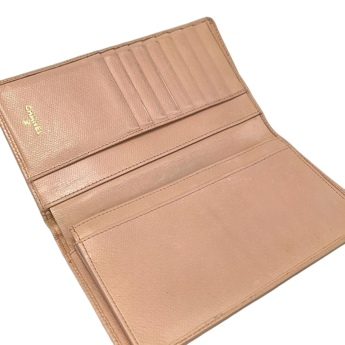 CHANEL(シャネル) 長財布 ココボタン ピンク レザー - メルカリ