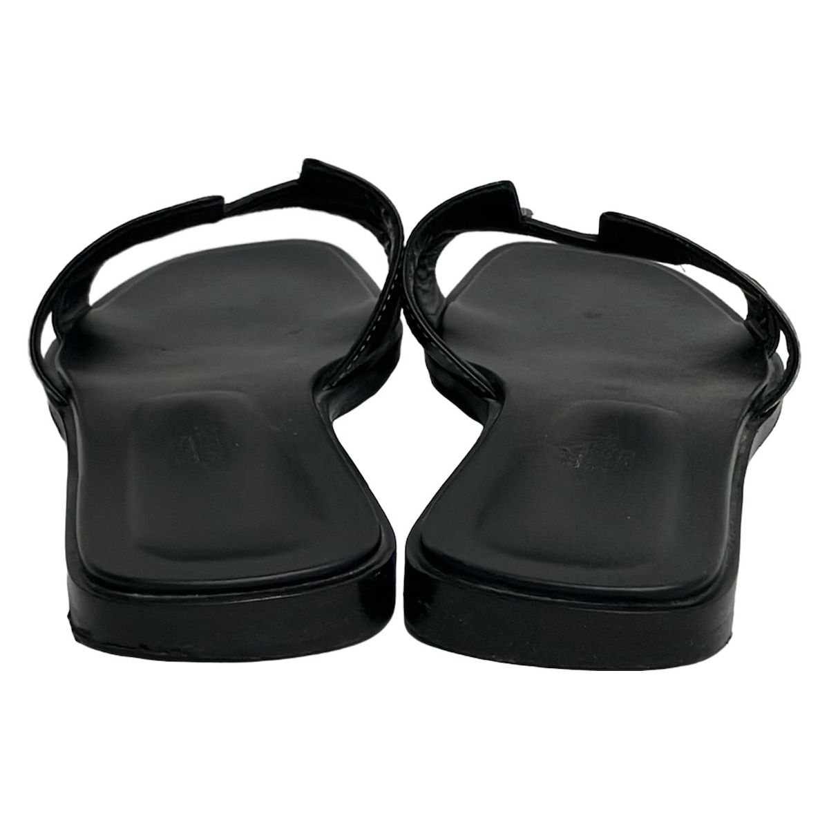 HERMES(エルメス) サンダル 36 1/2 レディース オラン PE021056Z 黒