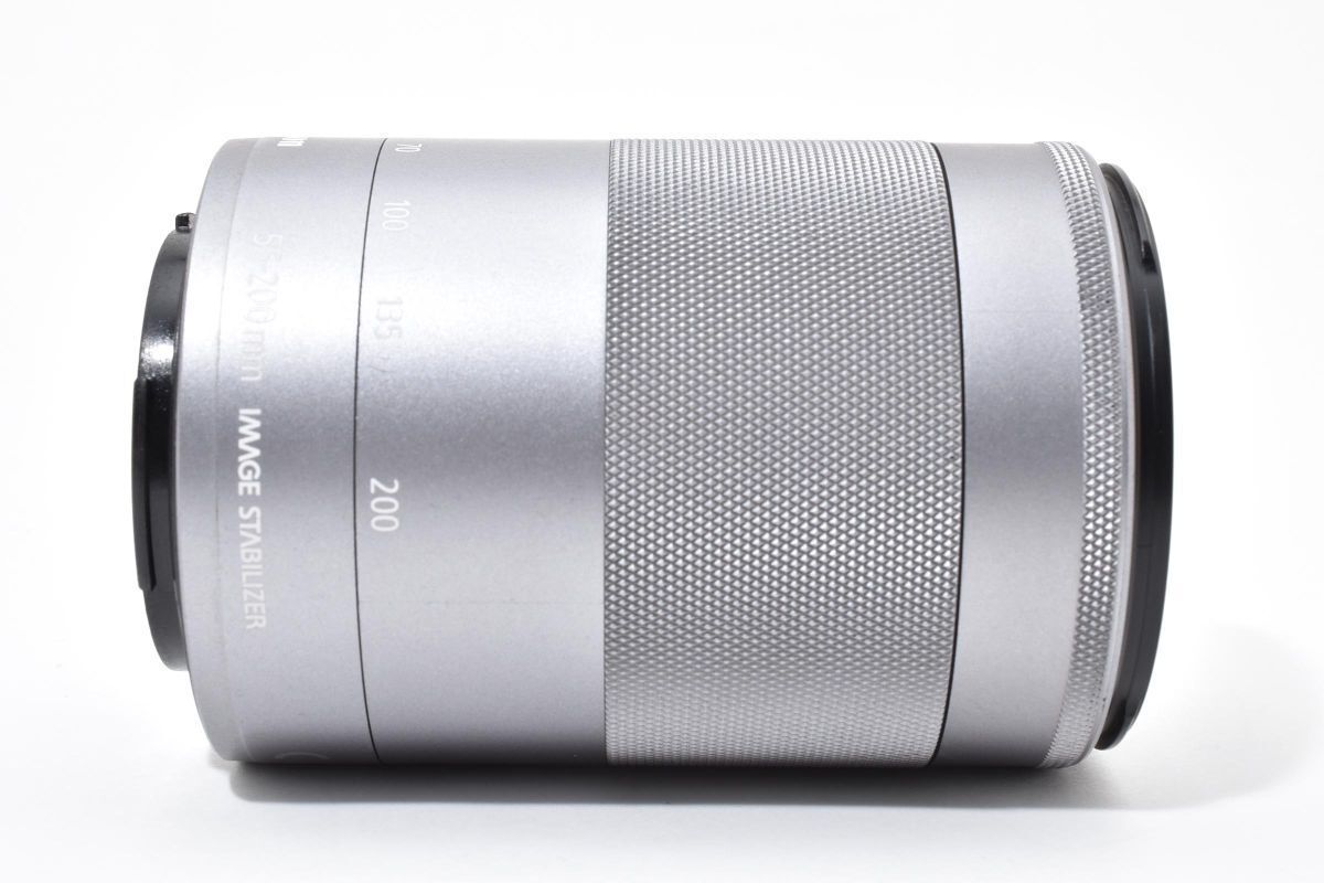 良品 Canon EF-M 55-200mm F4.5-6.3 IS STM シルバー ARYM5326#155