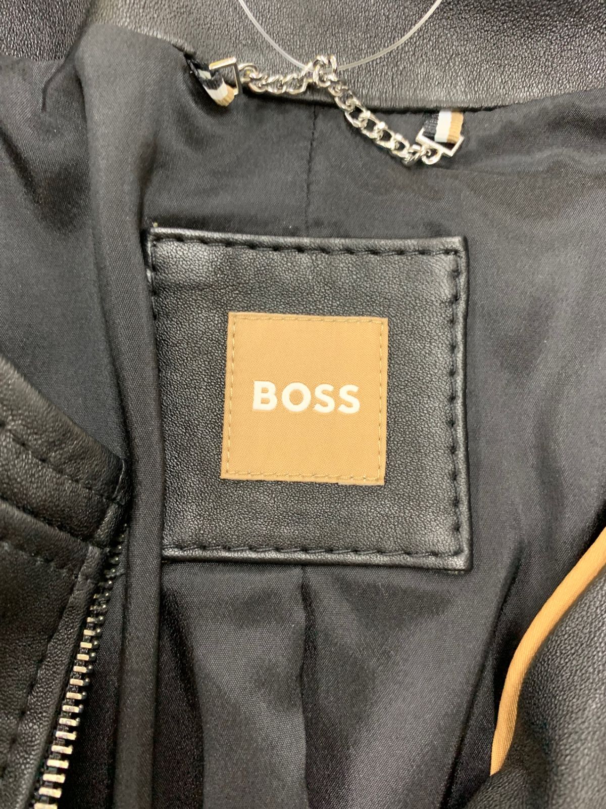 ヒューゴボス BOSS Jacke Sajosa 10236956 レザージャケット 36  