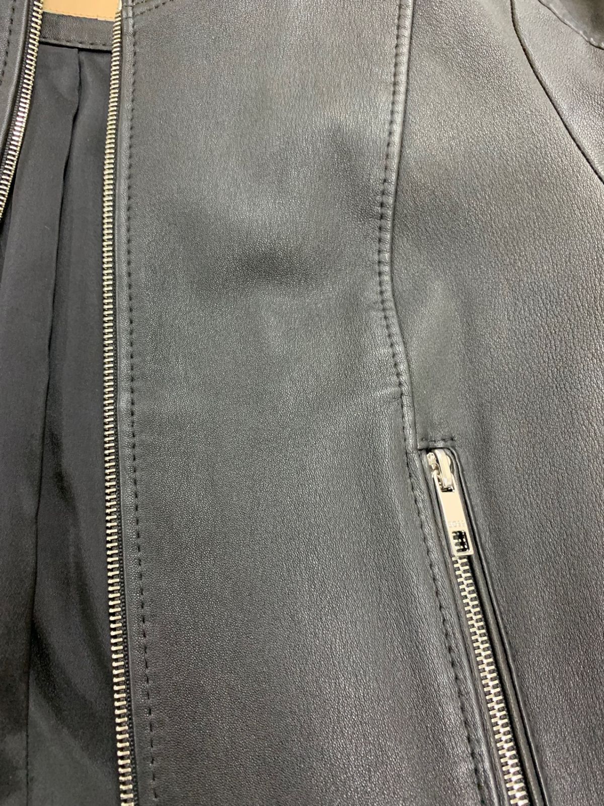 ヒューゴボス BOSS Jacke Sajosa 10236956 レザージャケット 36  