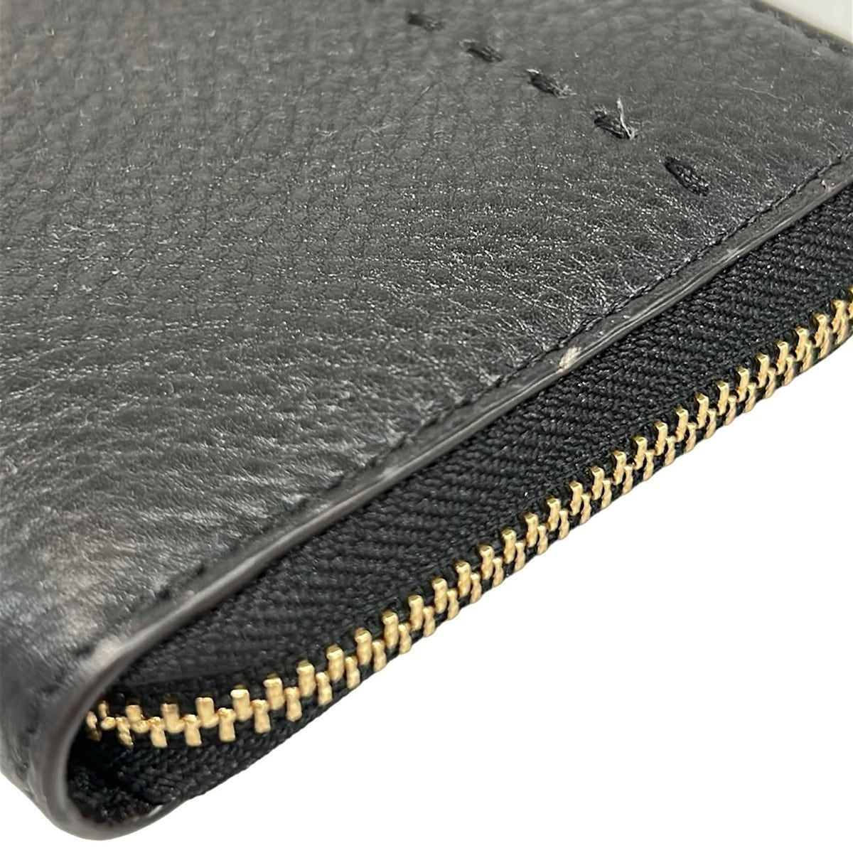 極美品✨️TORY BURCH レザー マックグロー 長財布 ランウドファスナー黒 TORY BURCH トリーバーチ マックグロー ラウンドファスナー 長財布