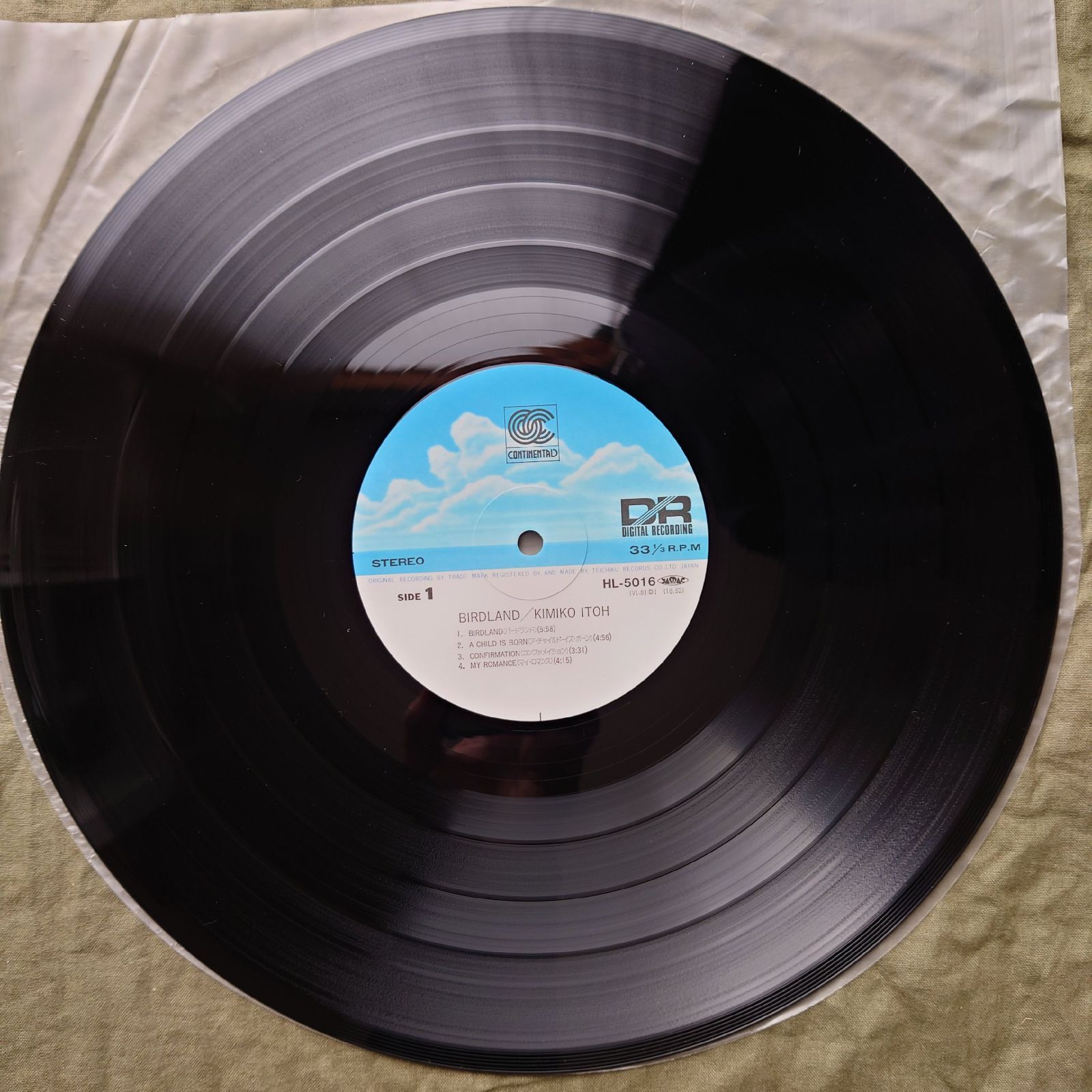 良盤 美ジャケ 1982年 伊藤君子 Kimiko Itoh LPレコード バードランド