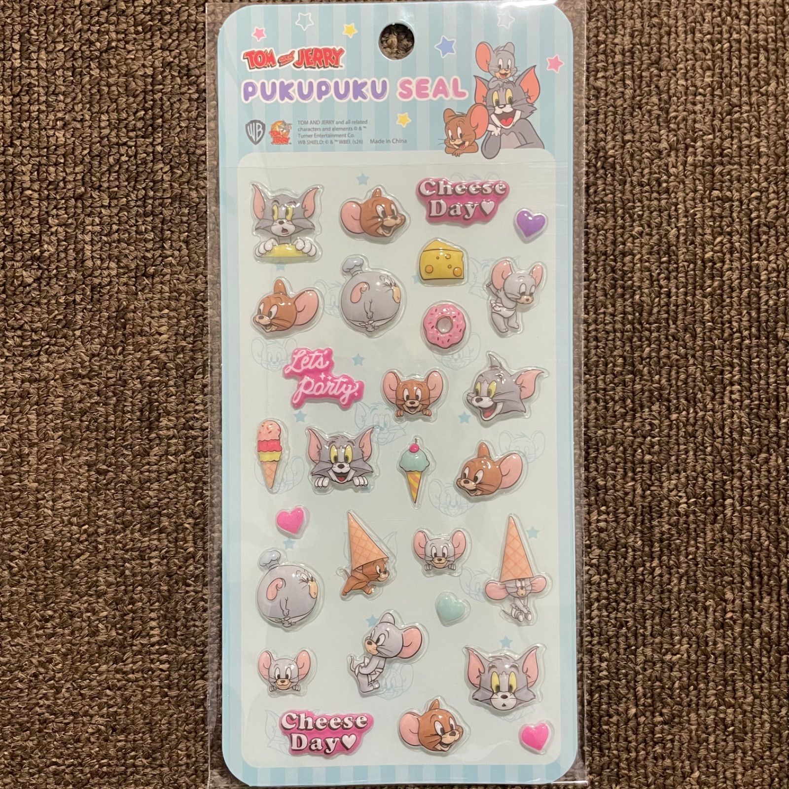 トム＆ジェリー 】PUKUPUKU SEAL トムジェリ トムとジェリー タフィー