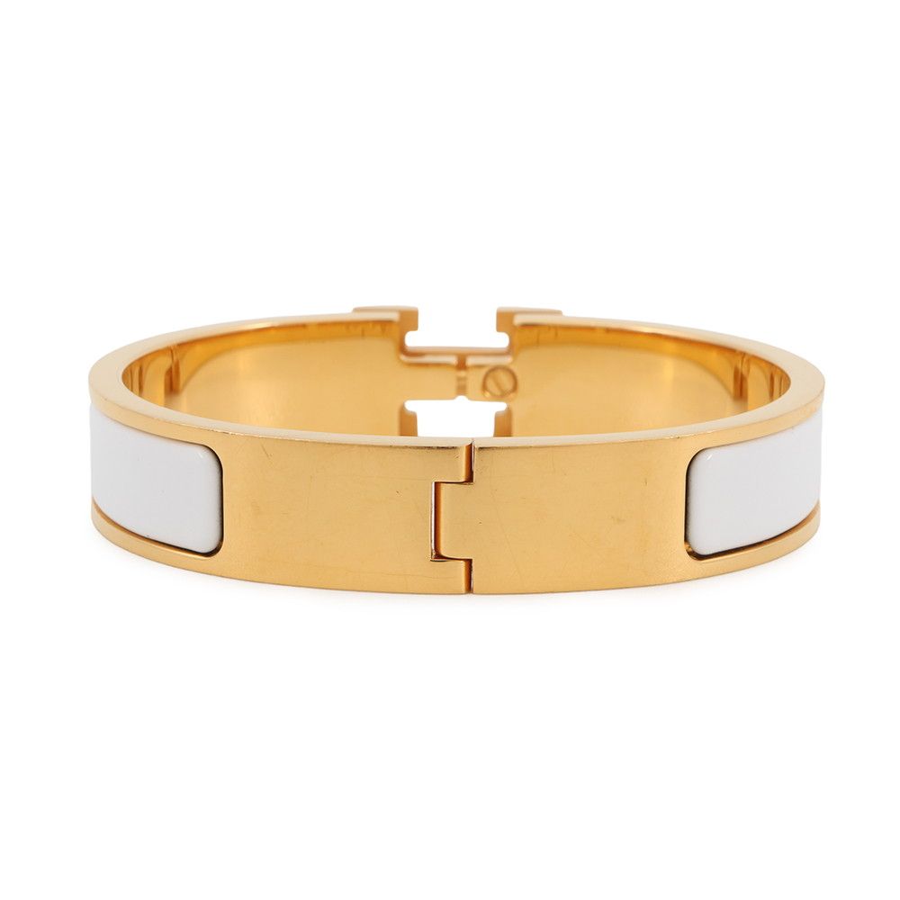 エルメス ブレスレット クリックH クリッククラックPM ホワイト