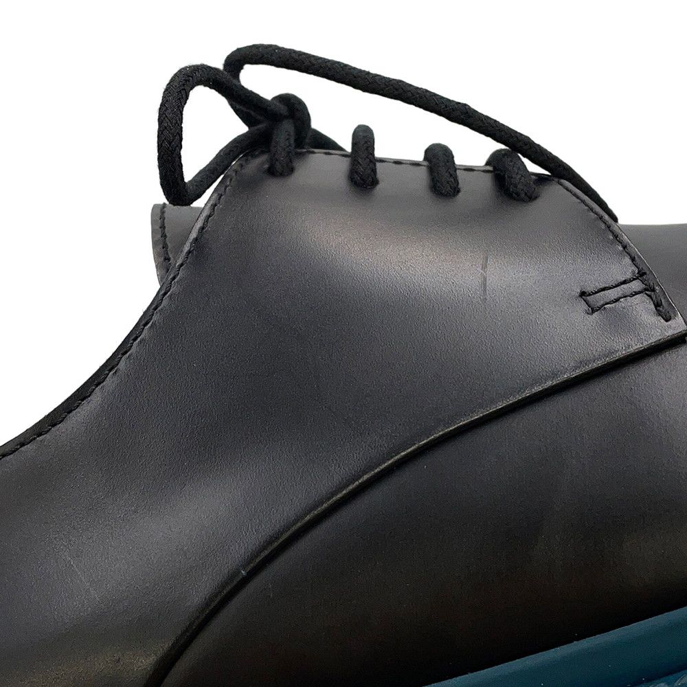 ボッテガヴェネタ ローファー レースアップ イントレチャート レザー レディースサイズ38 BOTTEGA VENETA 靴 黒 ボッテガヴェネタ ローファー レースアップ イントレチャート レザー