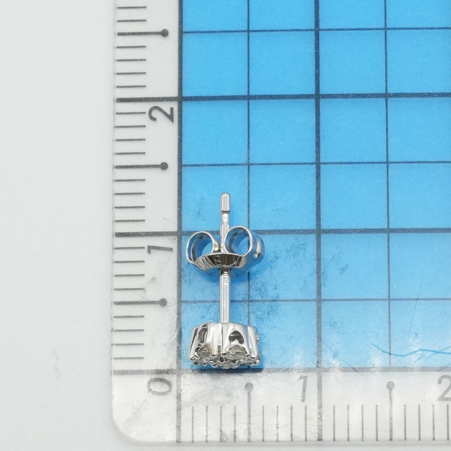 ポンテヴェキオ K18WG ダイヤ 0.11ct 片耳 ピアス/25-2916 - メルカリ