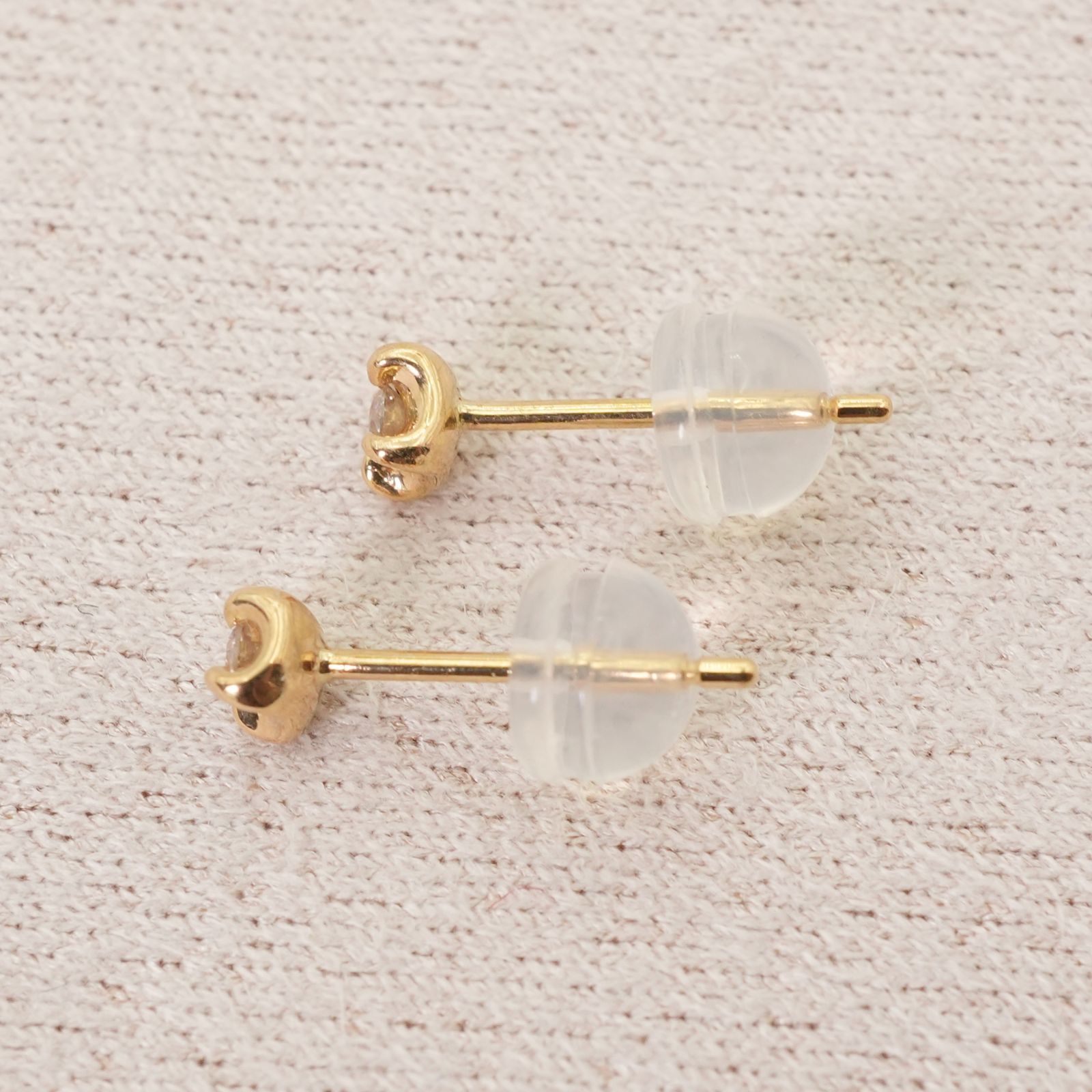 アガット K18 ダイヤモンド ピアス 深津絵里 一粒/24-707 - メルカリ