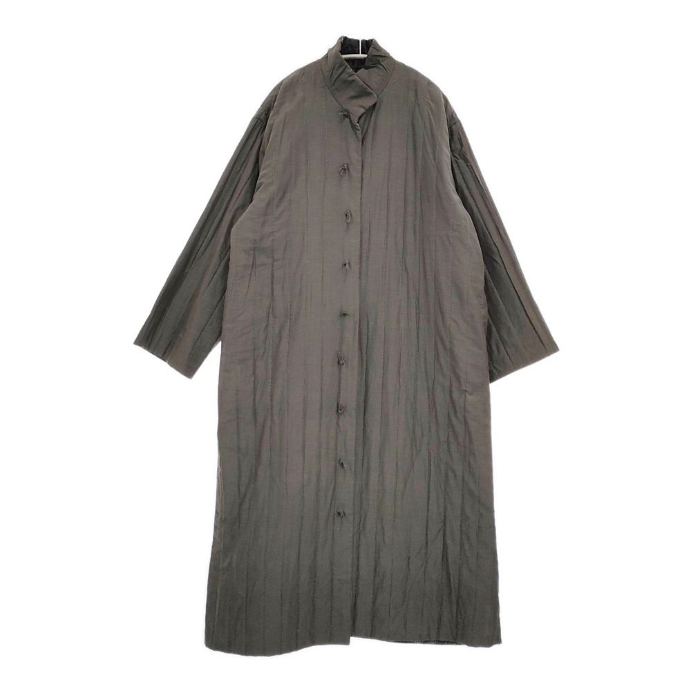 JURGEN LEHL チャイナボタン リバーシブル コットンシルクロングコート