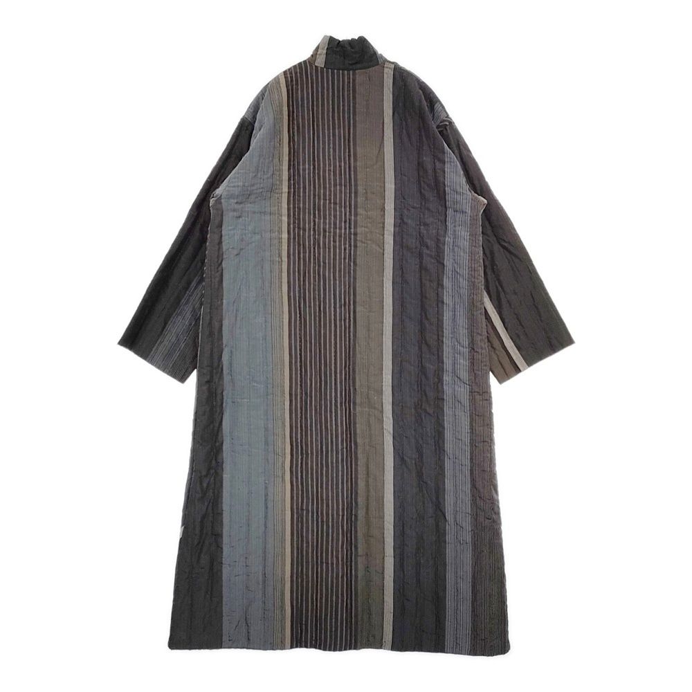 JURGEN LEHL チャイナボタン リバーシブル コットンシルクロングコート