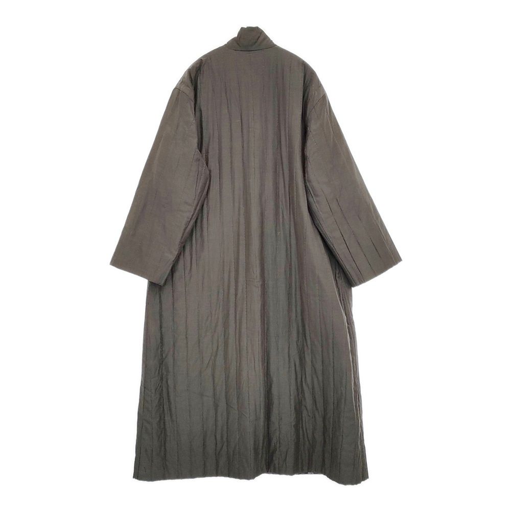 JURGEN LEHL チャイナボタン リバーシブル コットンシルクロングコート