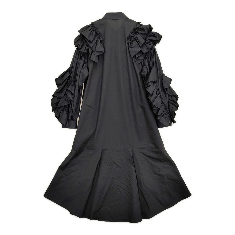 ENFOLD フリルシャツドレス FRILLED SHIRT DRESS 300ES333-1430 サイズ