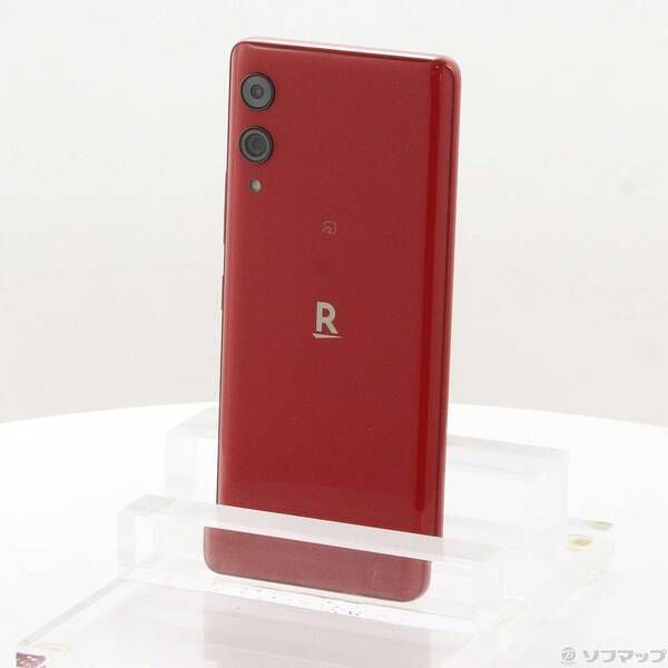 中古品〕 Rakuten Hand 5G 128GB クリムゾンレッド P780 楽天 SIM