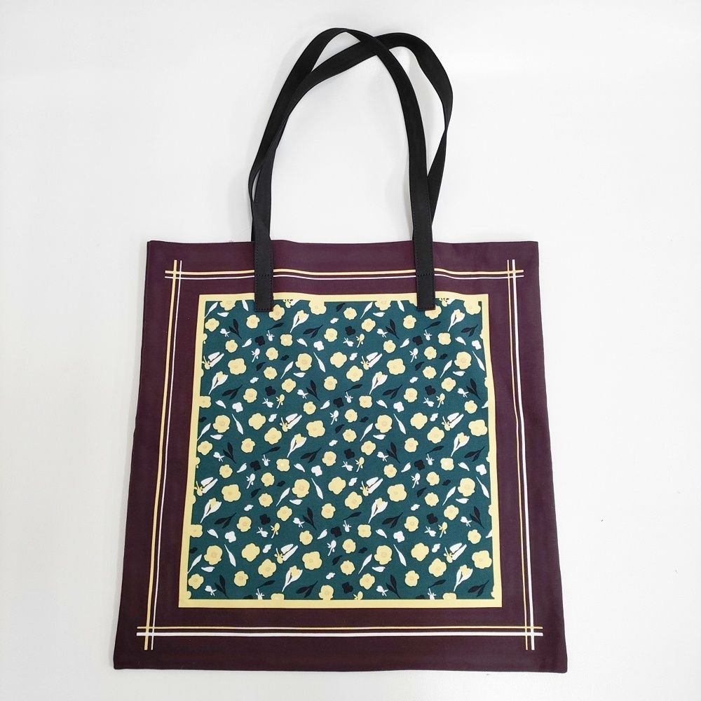 MARNI マルニ バンダナ トート グリーンドット 緑 グリーン レディース 