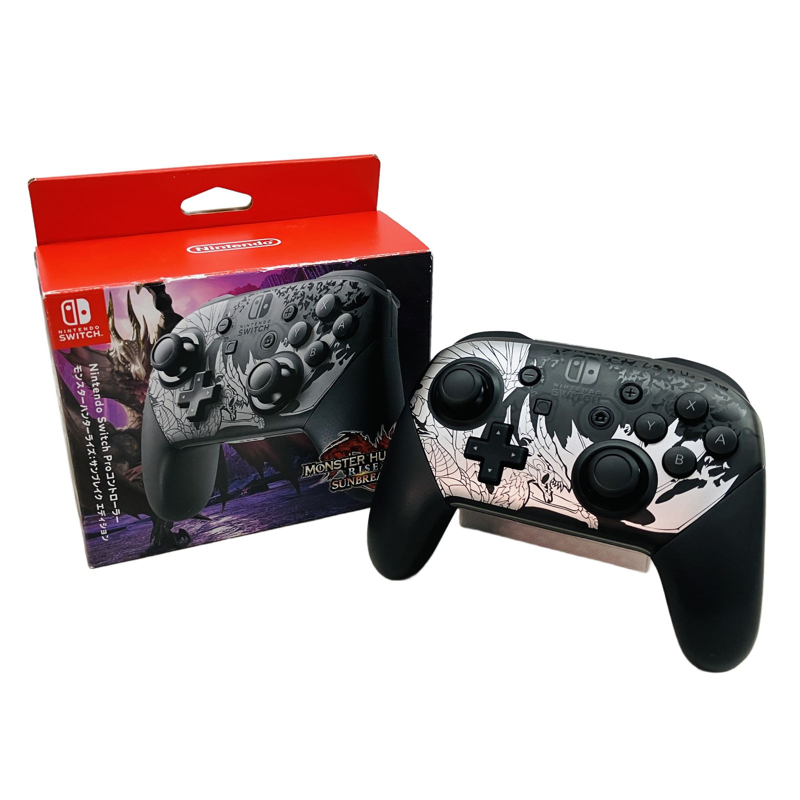【新品未使用品】 任天堂 スイッチ Proコントローラー モンハン サンブレイク 楽天市場】【新品】Nintendo Switch モンスターハンターライズ サン