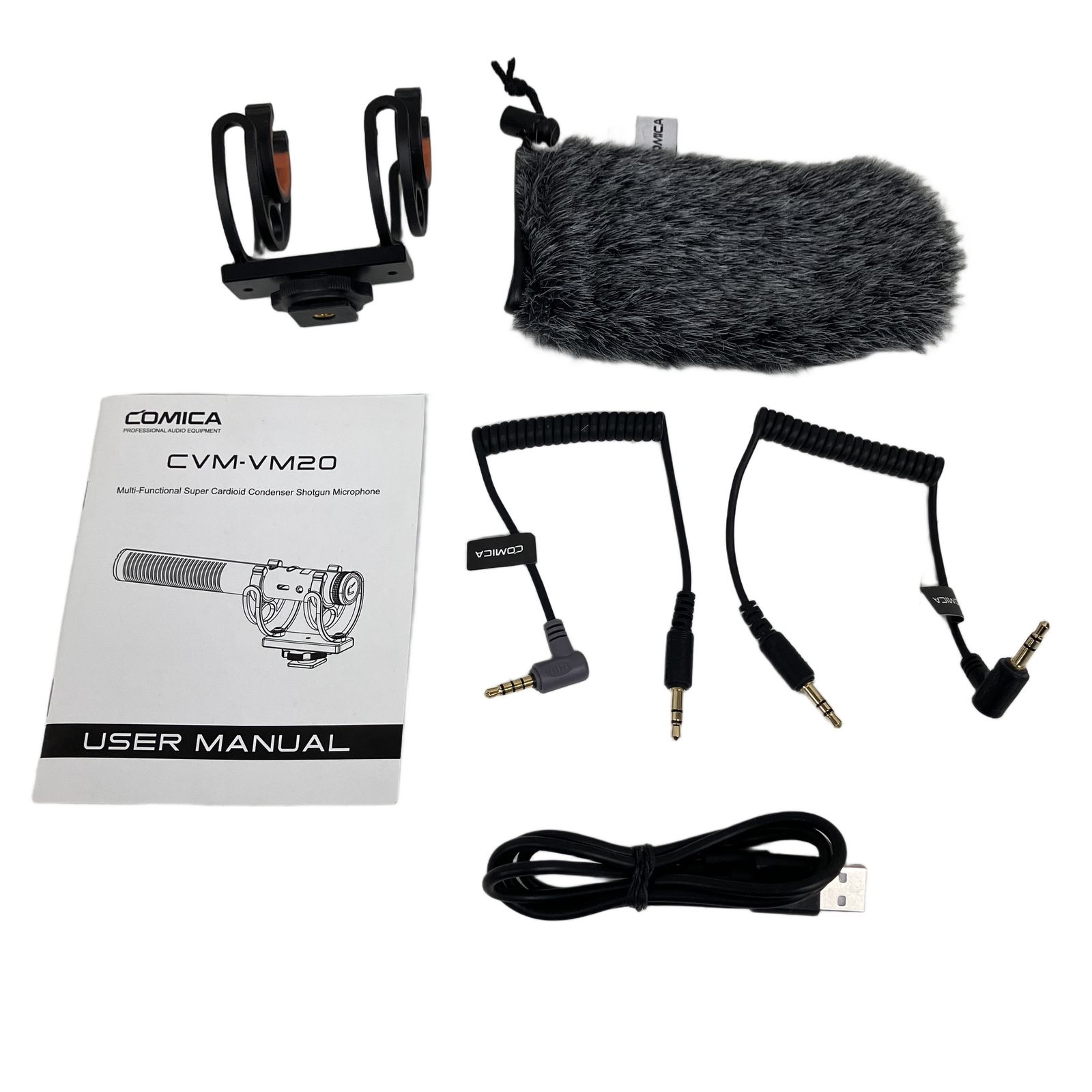 COMICA CVM-VM20 ガンマイク 外付けマイク 高感度カメラマイク 中古