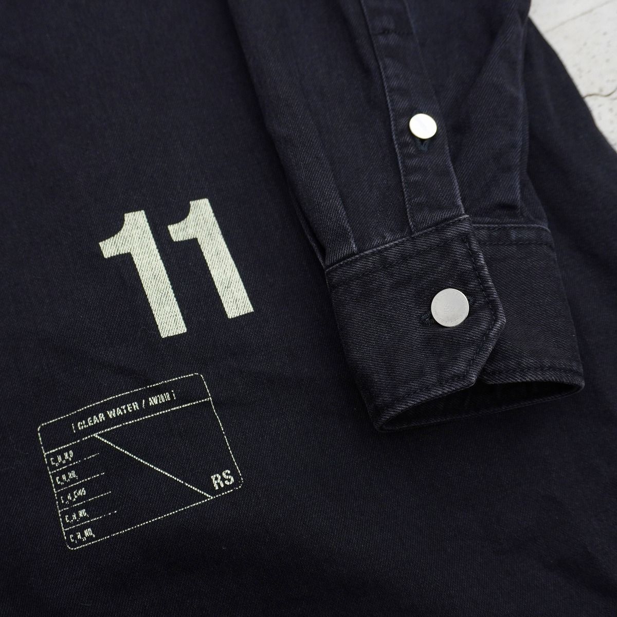 18AW RAF SIMONSラフシモンズ デニム シャツ ジャケット727P♪ - メルカリ