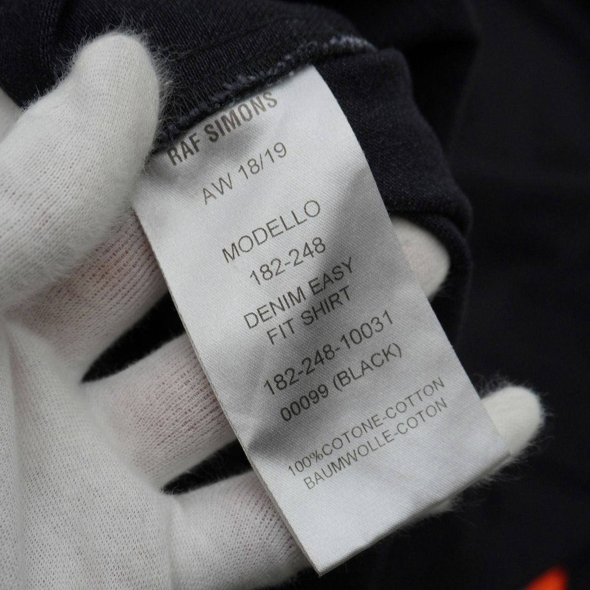 18AW RAF SIMONSラフシモンズ デニム シャツ ジャケット727P♪ - メルカリ