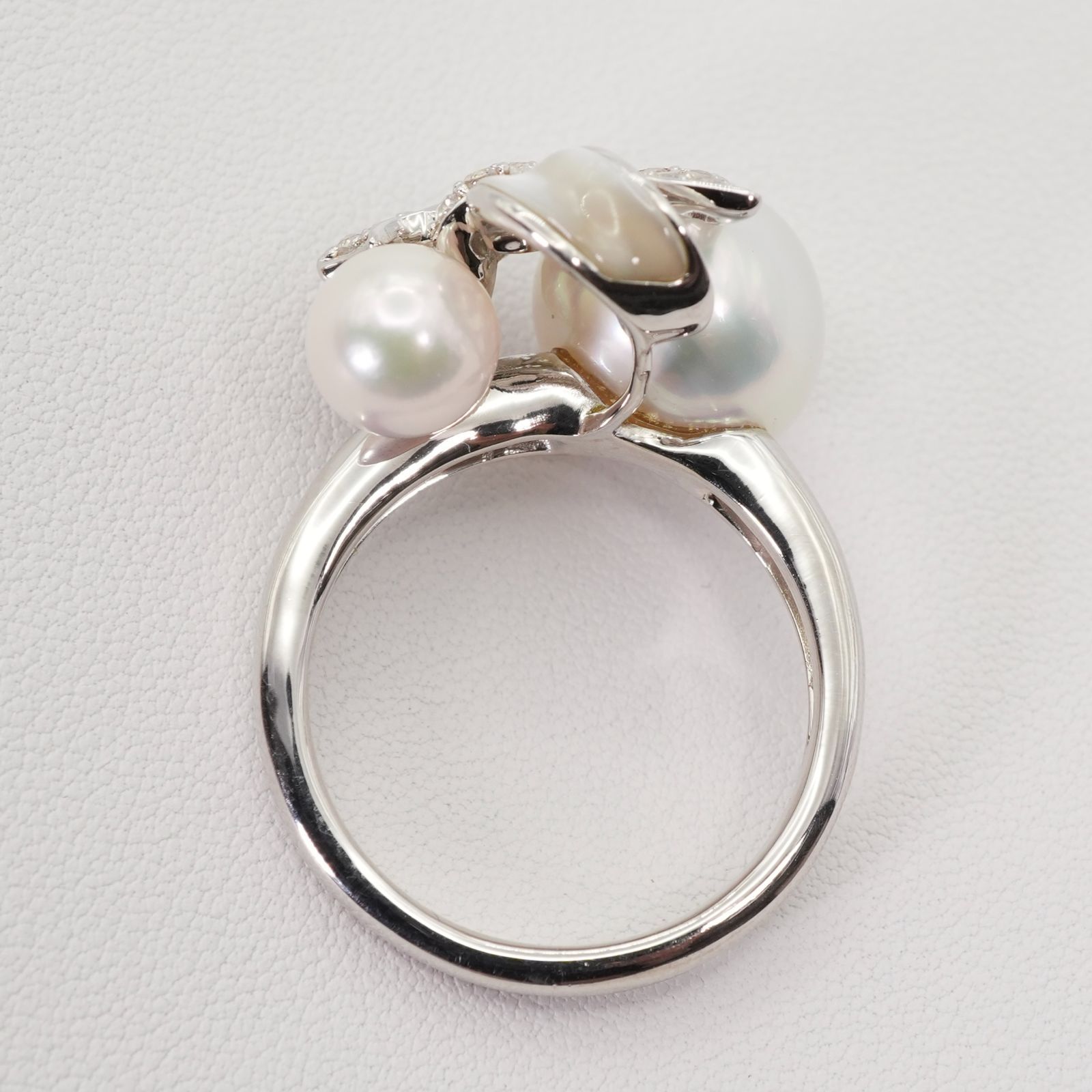 美品 GSTV シルバー リング 南洋白蝶パール 天使の羽衣/25-2909 - メルカリ