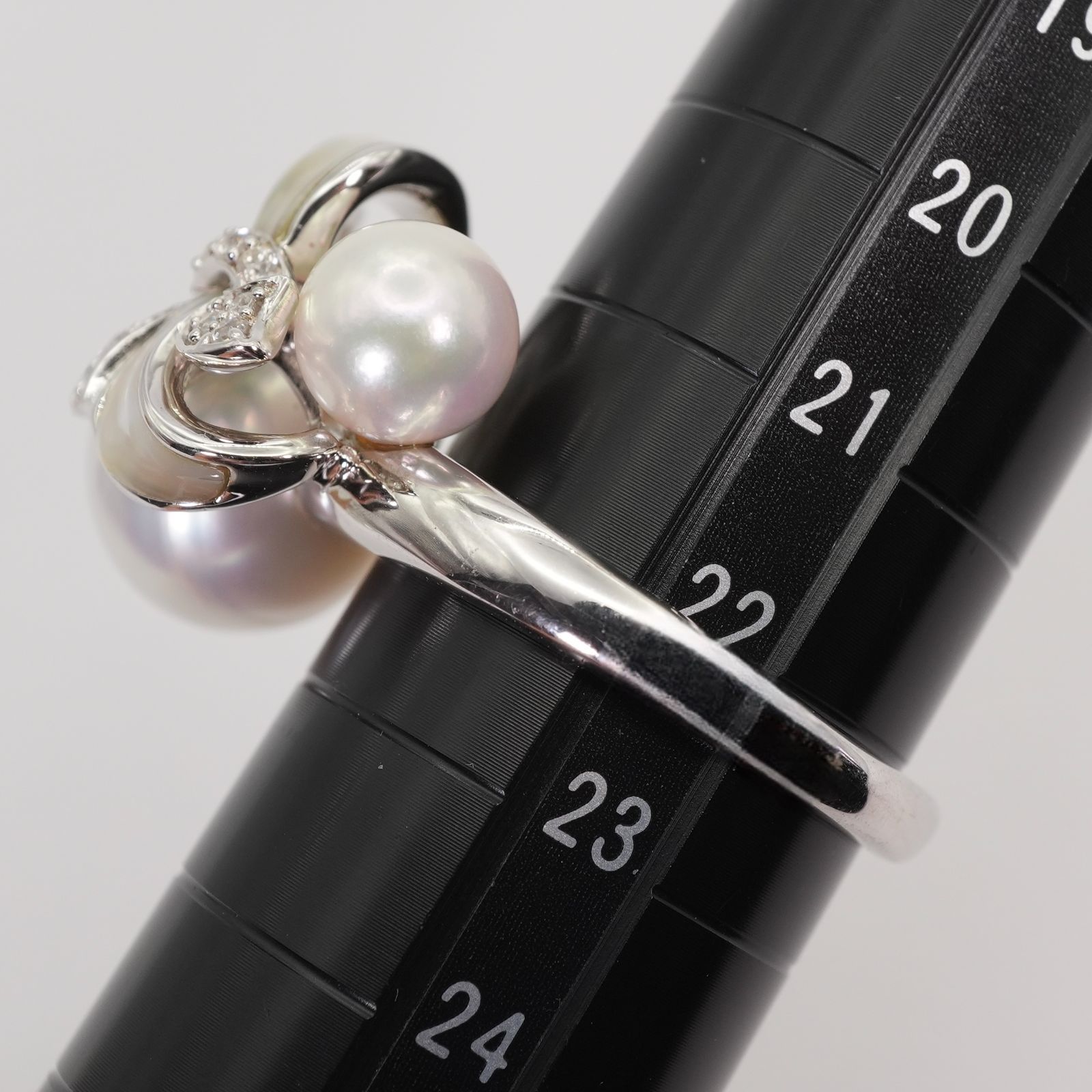 美品 GSTV シルバー リング 南洋白蝶パール 天使の羽衣/25-2909 - メルカリ