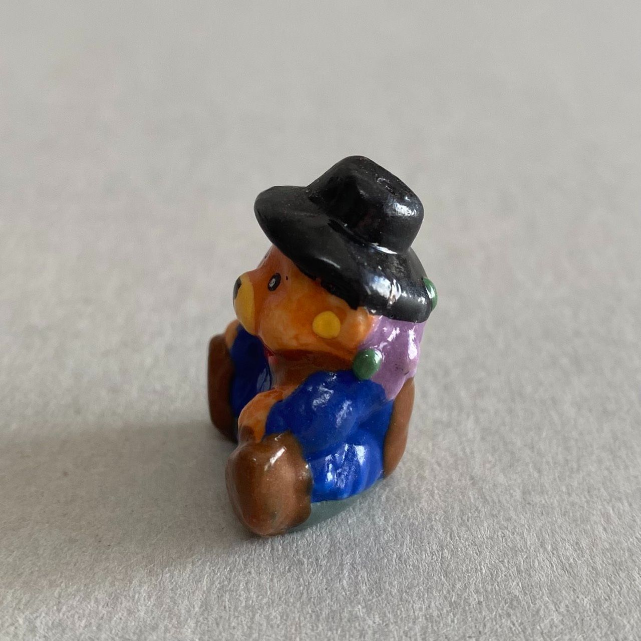 ぶどう農家のくまさんのフェーブ／フランス雑貨／陶器ミニチュア