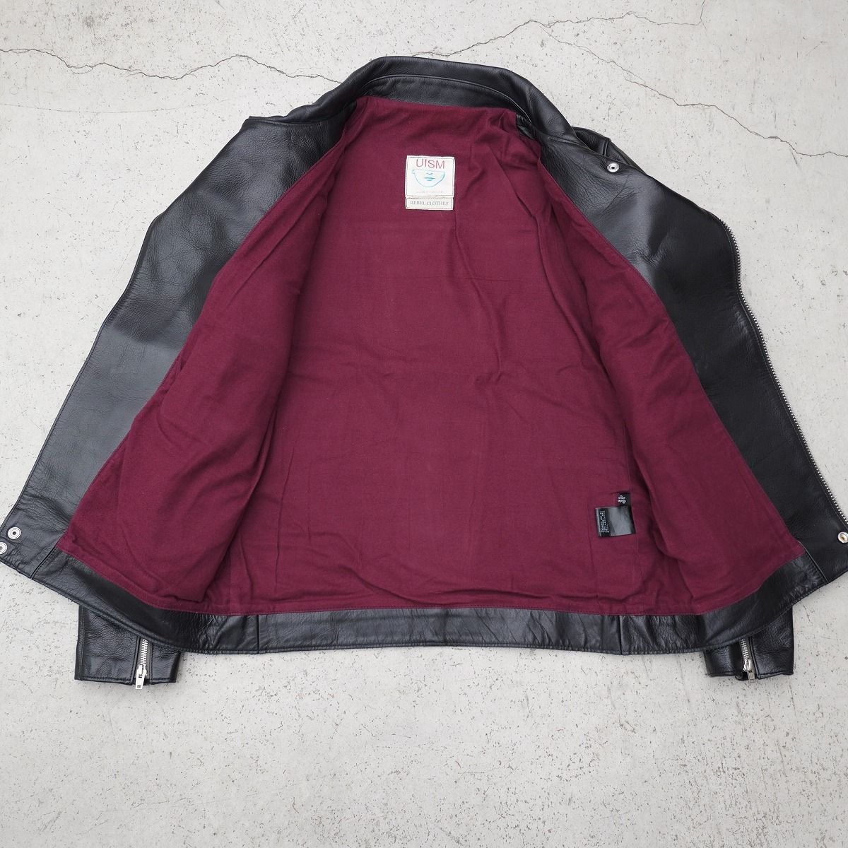 UNDERCOVER アンダーカバー UISM REBELCLOTHES Leather Biker Jacket 