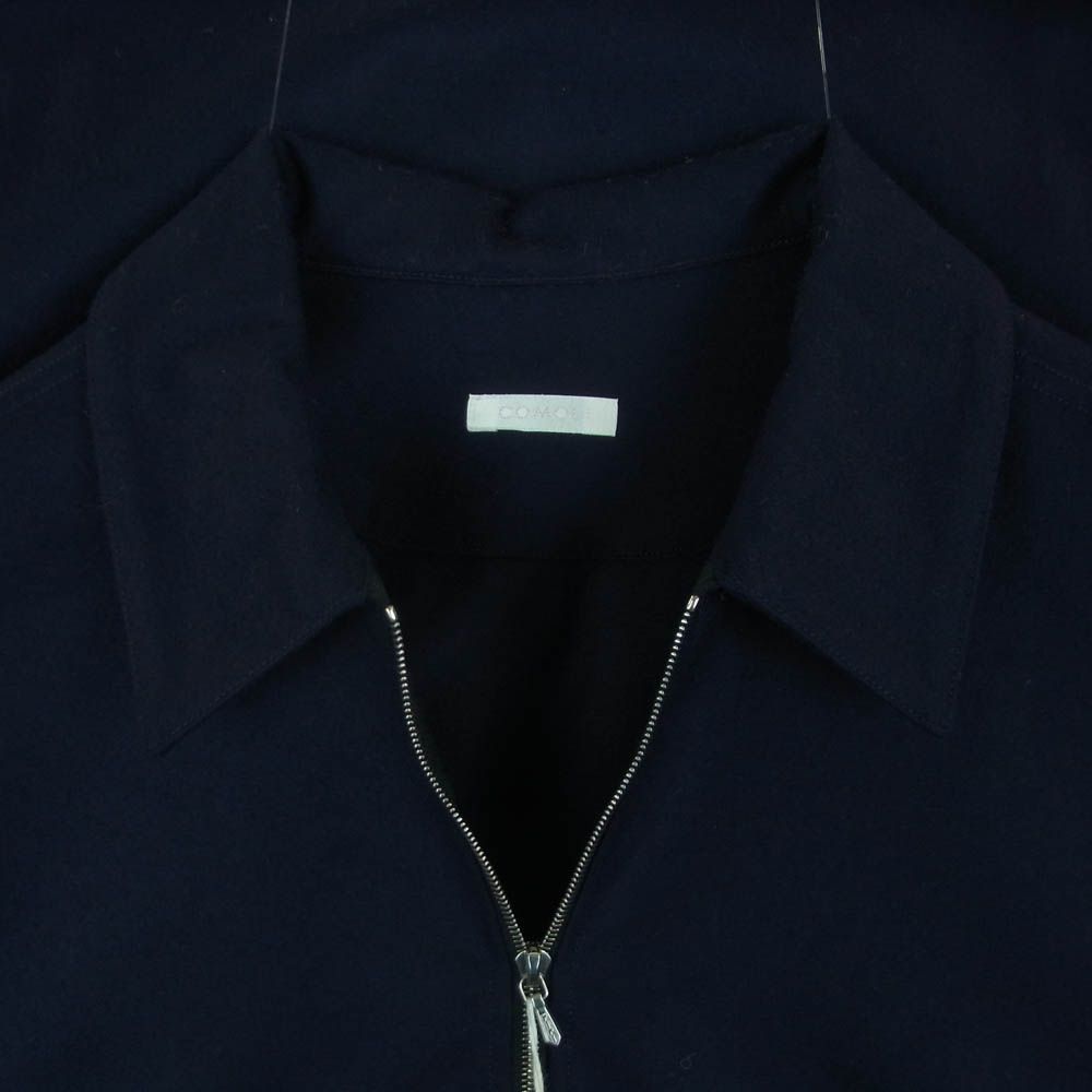 COMOLI コモリ 16AW J03-02005 フラノ ジップ ウール ヘンリー 長袖