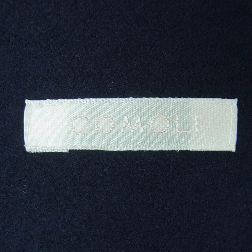 COMOLI コモリ 16AW J03-02005 フラノ ジップ ウール ヘンリー 長袖