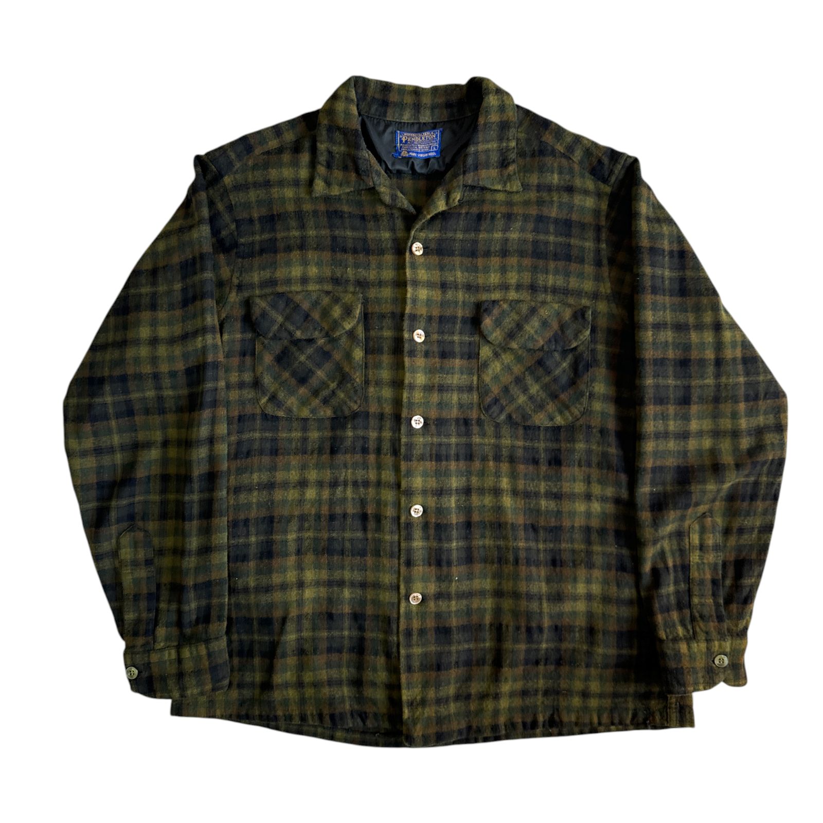 【60'sヴィンテージ 】ペンドルトン PENDLETON ボードシャツ 60's PENDLETON Wool Check Board Shirt Made in USA 60年代 ペン