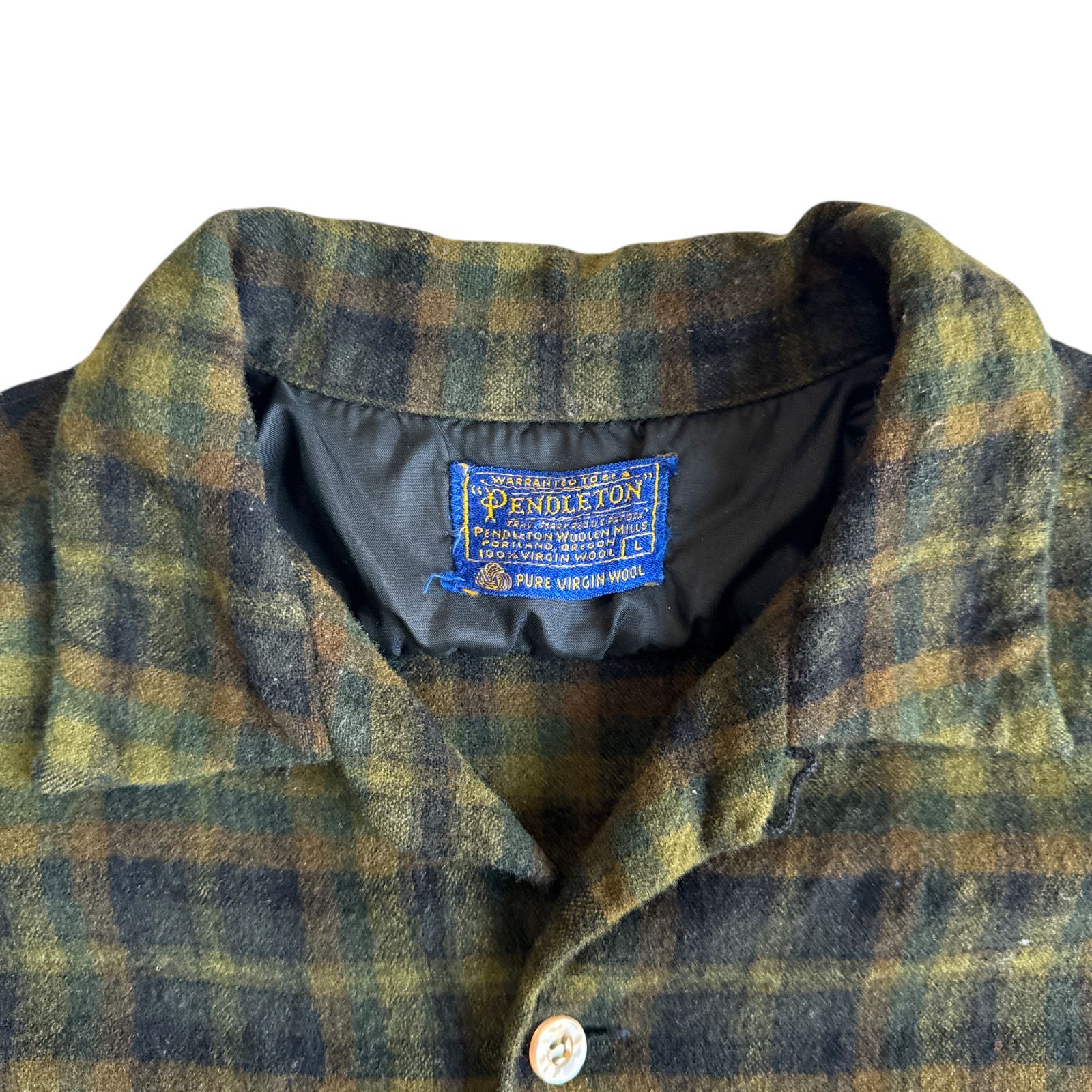 【60'sヴィンテージ 】ペンドルトン PENDLETON ボードシャツ 60's PENDLETON Wool Check Board Shirt Made in USA 60年代 ペン