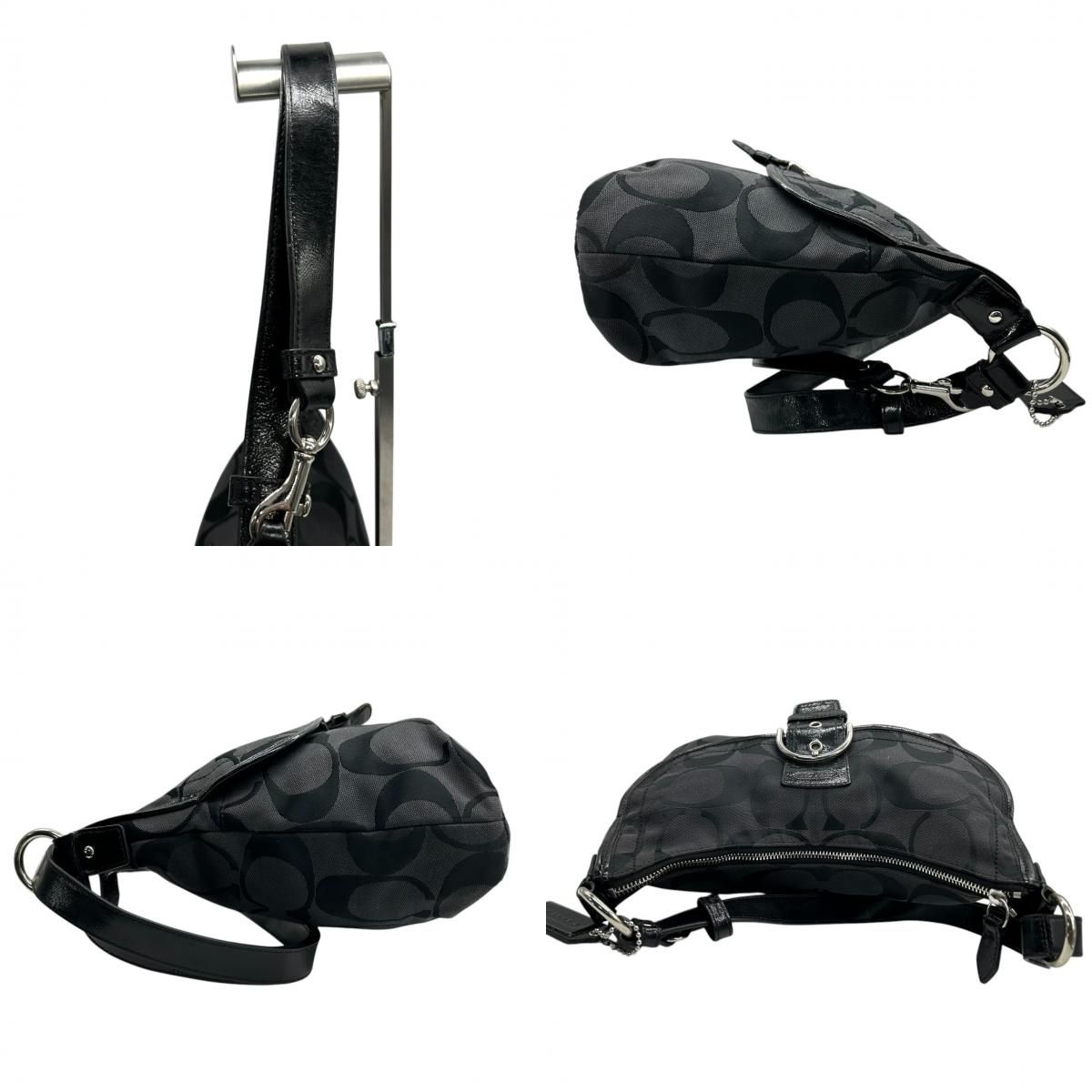 美品】コーチ COACH シグネチャー 2WAY ショルダーバッグ ワン 