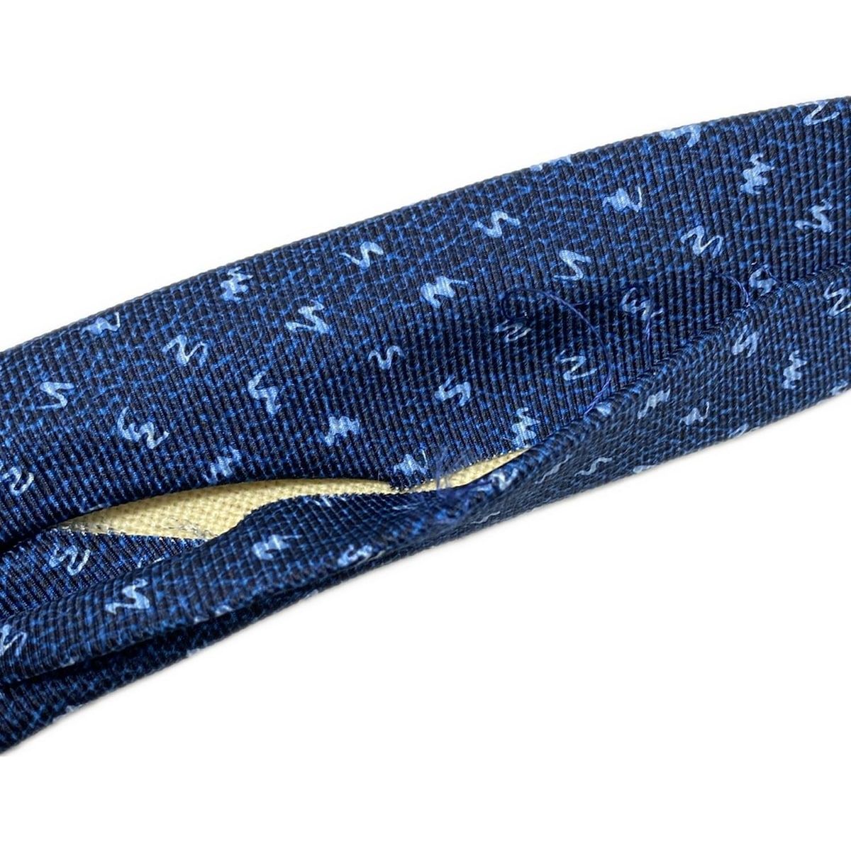 BVLGARI(ブルガリ) ネクタイ メンズ ダークネイビー×ライトブルー