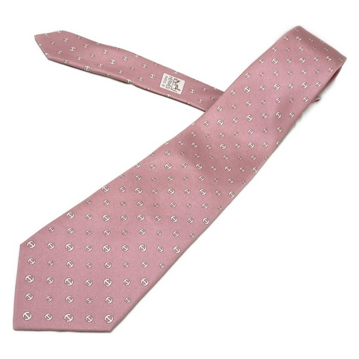 HERMES(エルメス) ネクタイ メンズ美品 ピンク - メルカリ