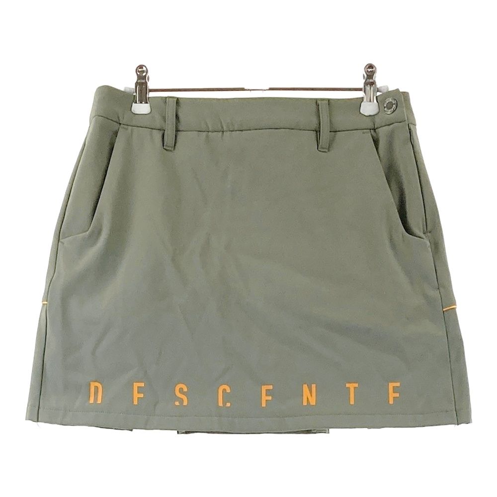 サイズ：64/M DESCENTE GOLF デサントゴルフ プリーツスカート カーキ