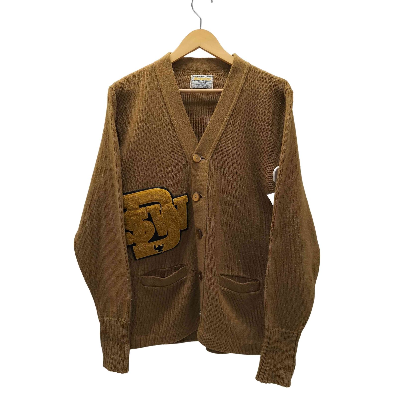 ユーズドフルギ USED古着 70S BRISTOL PRODUCTS USA製 DSW ワッペン 