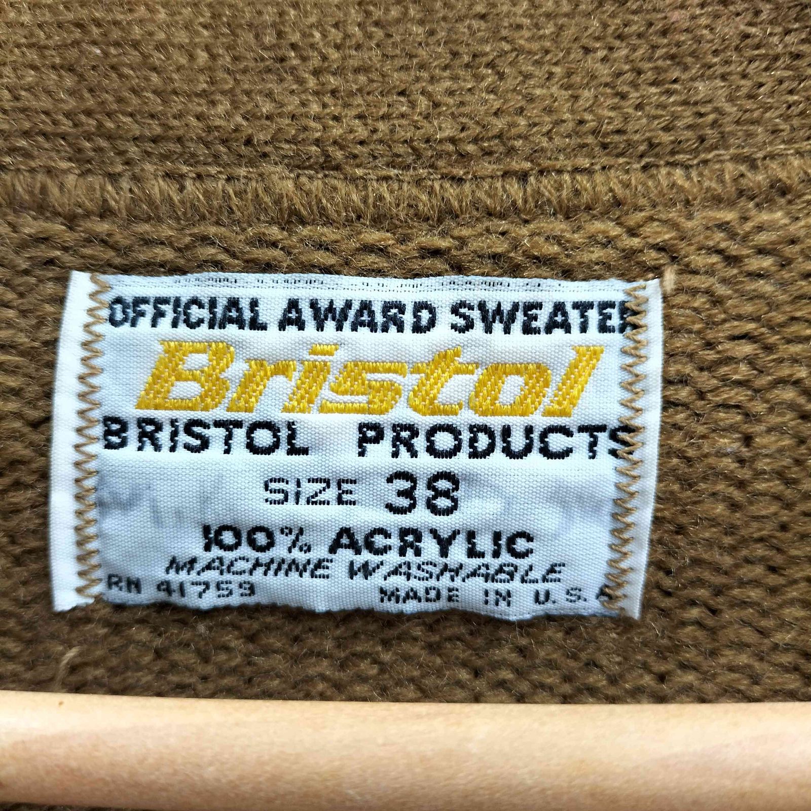 ユーズドフルギ USED古着 70S BRISTOL PRODUCTS USA製 DSW ワッペン 