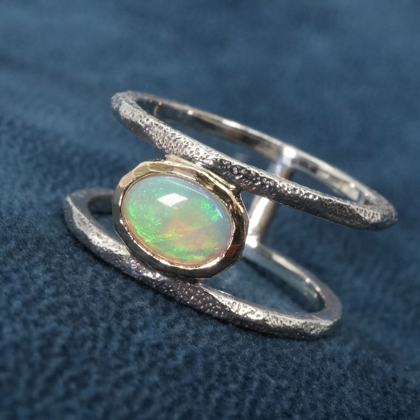 アガット シルバー×K10 オパール リング/25-3135 - メルカリ