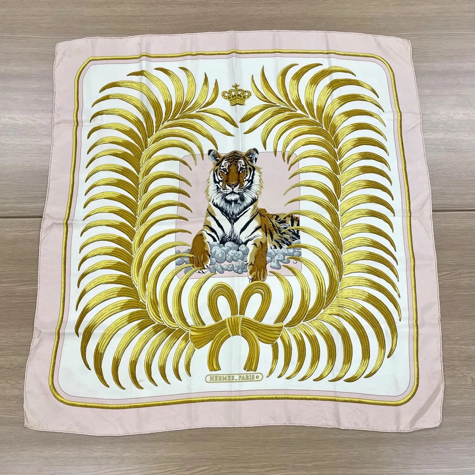 エルメス スカーフ カレ90 シルク 王者の虎 ストール FZ334 - メルカリ