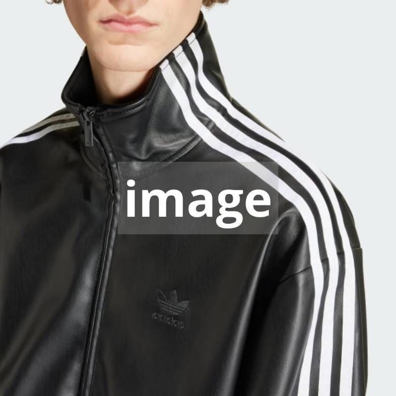 7578 adidas フェイクレザー ルーズ FB トラックジャケット XL - メルカリ