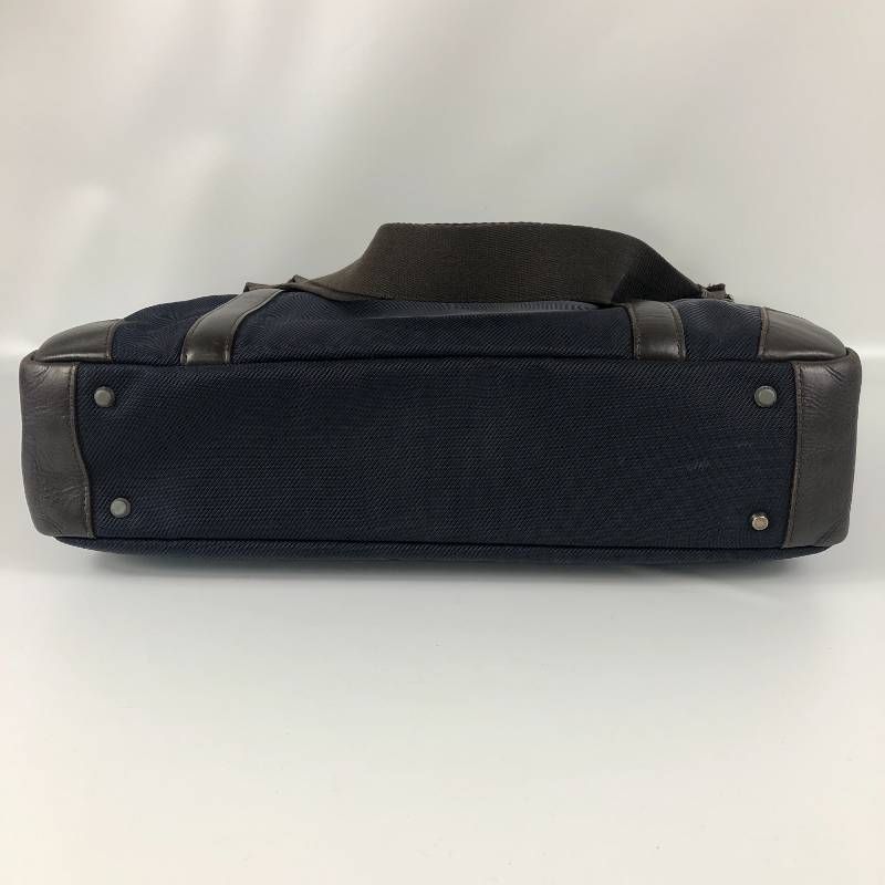 美品 バーバリーブラックレーベル ビジネスバッグ キャンバス×レザー