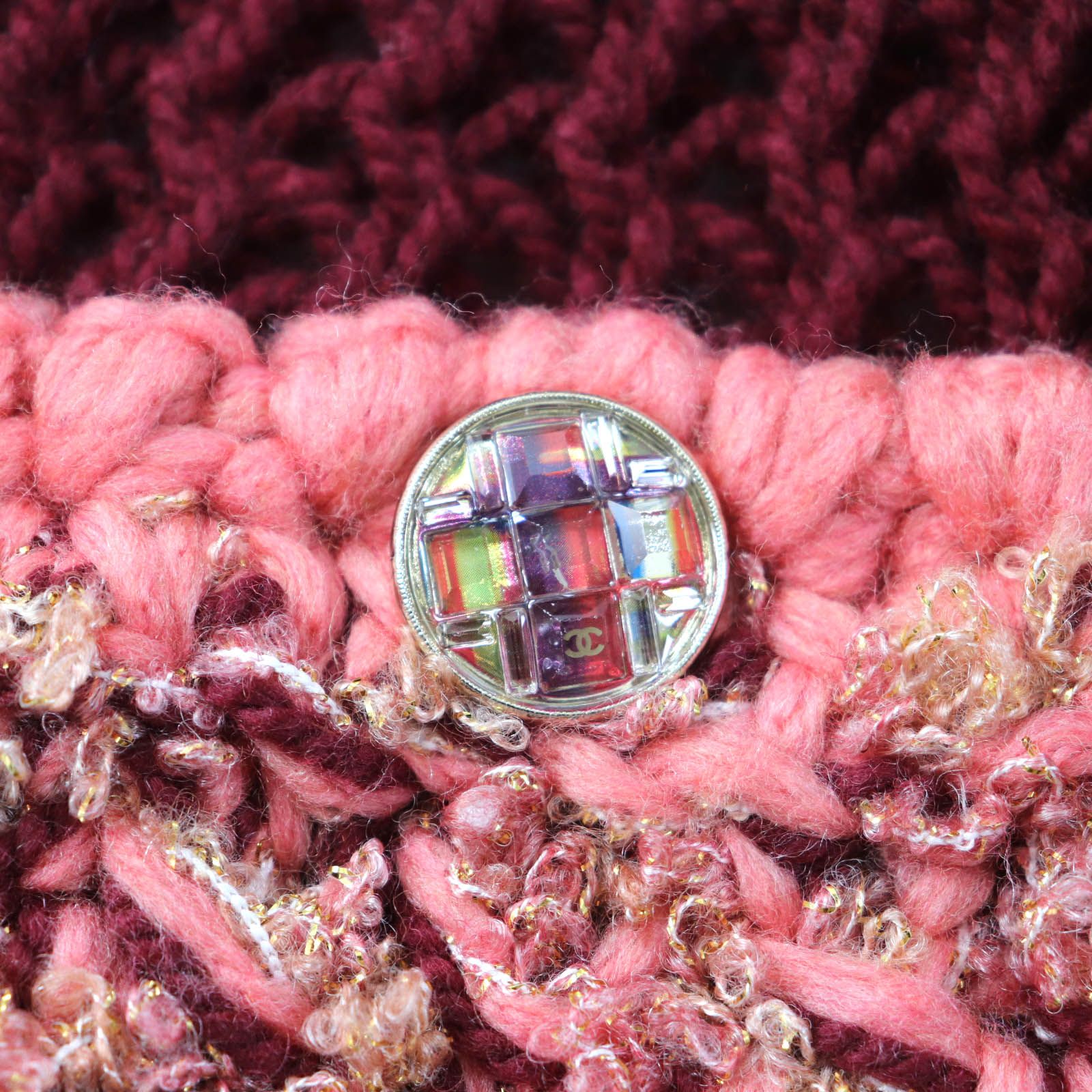 ドンドン見直し】極美品☆CHANEL シャネル P72932 カシミヤ100％ ココ  