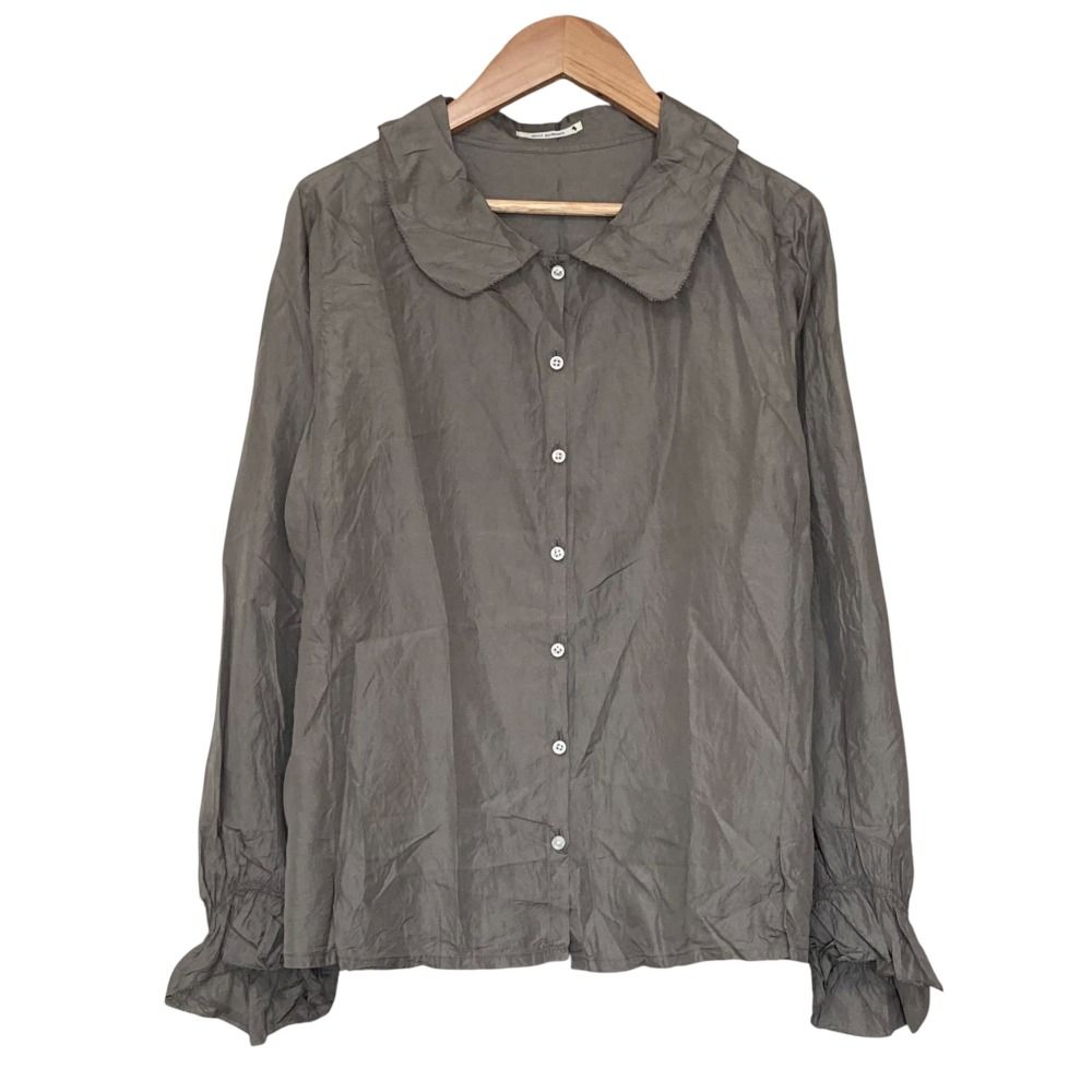 良品 mina perhonen ミナペルホネン sheen シルクブラウス シャツ