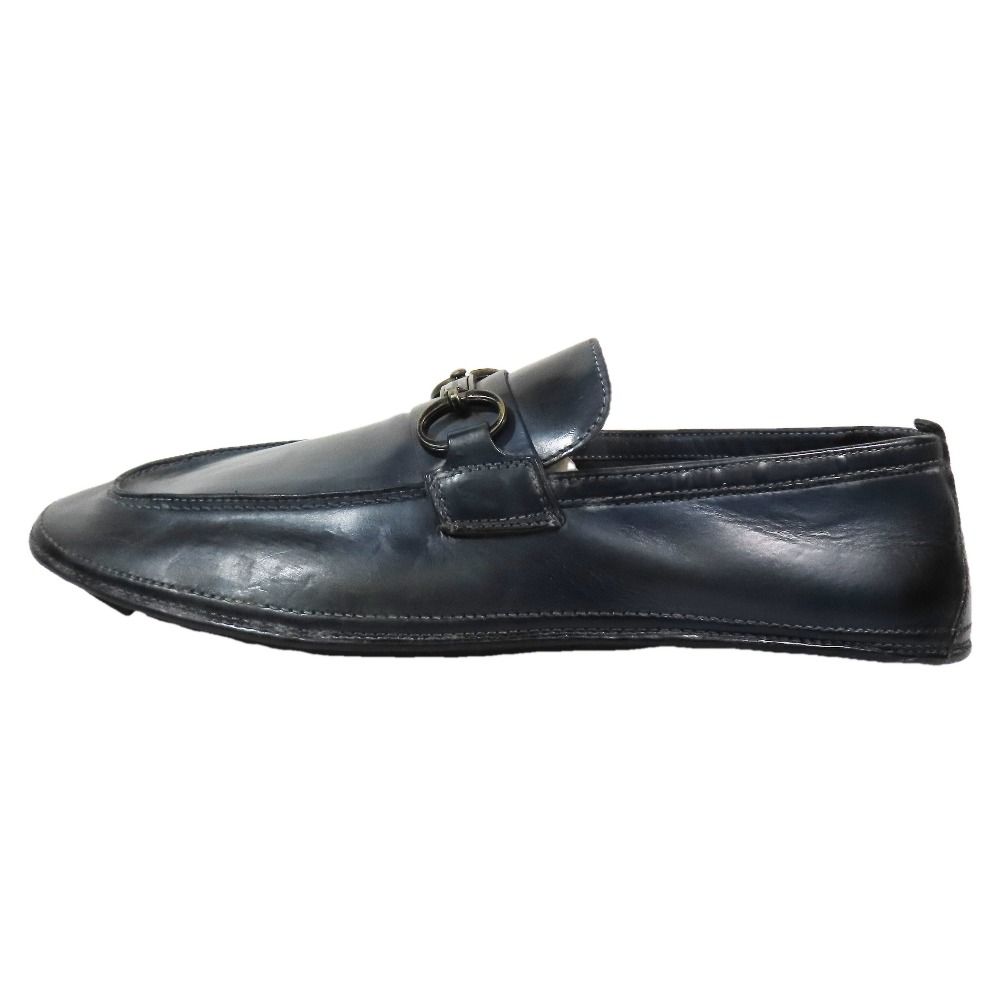 未使用 DOLCE&GABBANA ドルチェアンドガッバーナ 斑染め レザー ホース