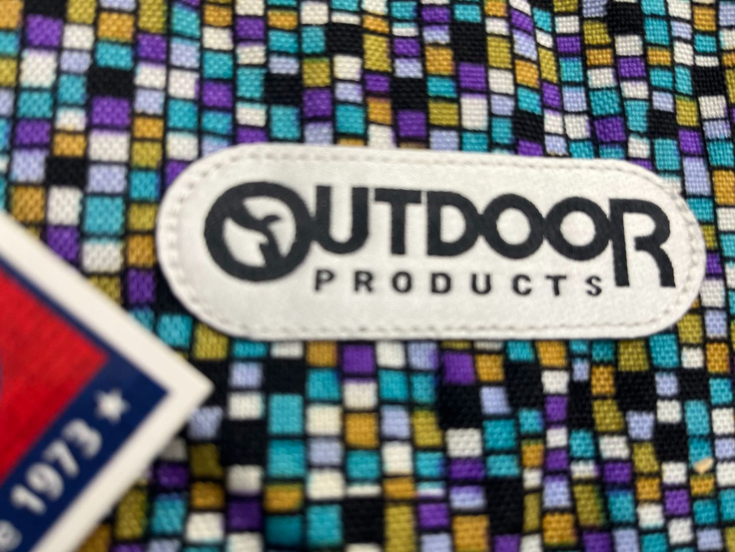 OUTDOOR PRODUCTS ミニボストンバッグ デジタルモザイク柄 - メルカリ