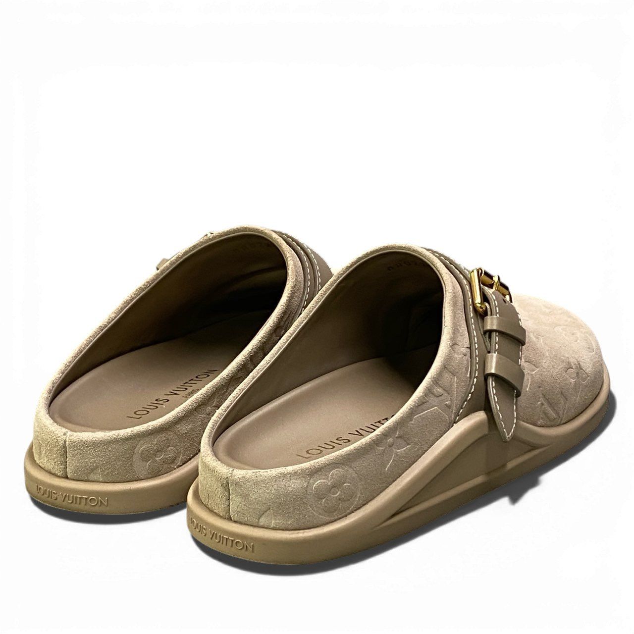 Louis Vuitton モノグラムサボ・クロッグサンダル Louis Vuitton ブラック サボ・クロッグサンダル Louis Vuitton