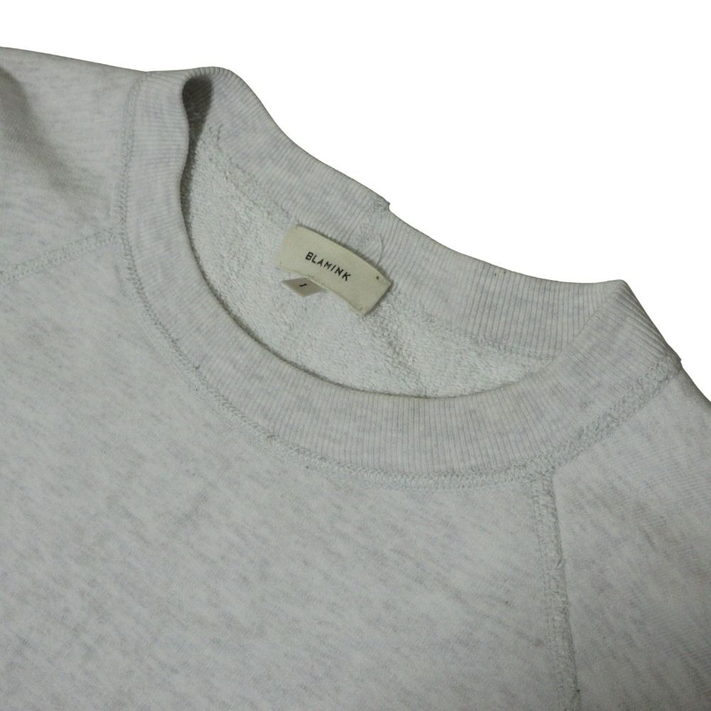 良品 BLAMINK ブラミンク 吊り裏毛 ロングスリーブ スウェット