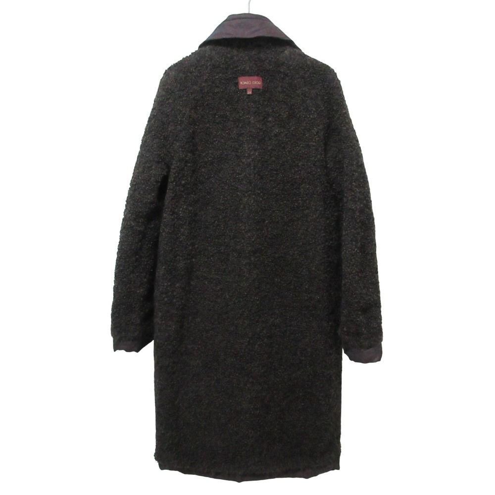 良品 Romeo Gigli ロメオジリ リバーシブル ベルテッド ガウンコート