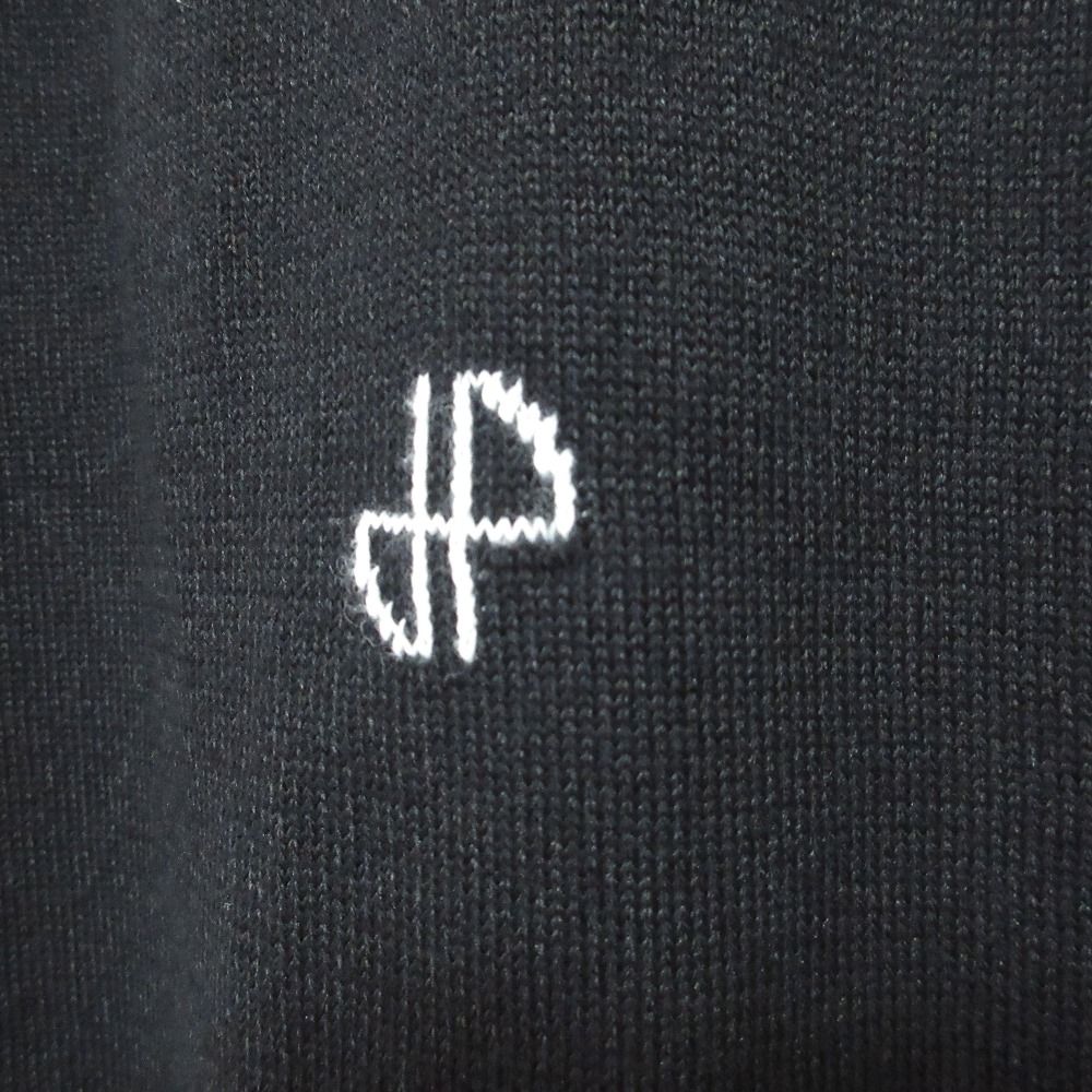 美品 PATOU パトゥ ロゴインターシャ ショートスリーブ ニット