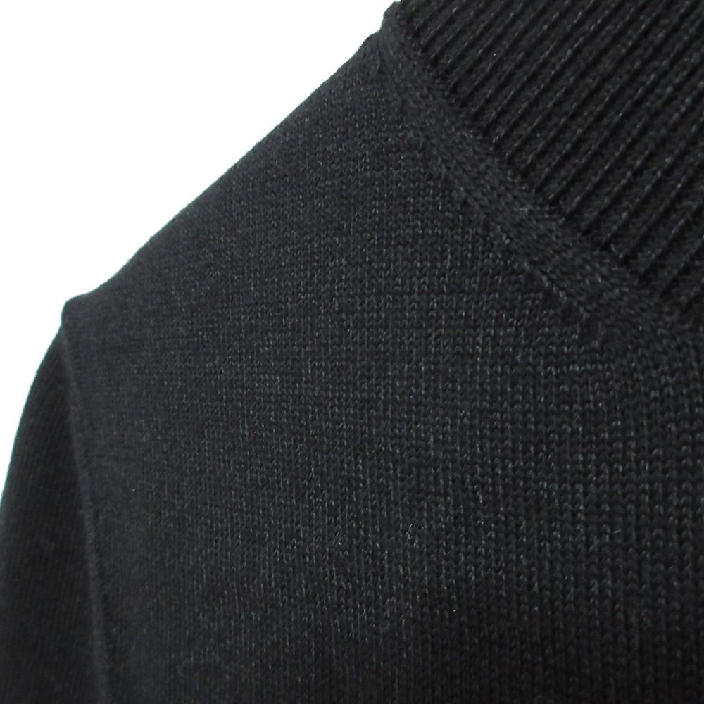 美品 PATOU パトゥ ロゴインターシャ ショートスリーブ ニットカットソー KN0688045999B ブラック レディース 古着 中古 USED PATOU - 美品 PATOU パトゥ ロゴインターシャ ショートスリーブ ニット